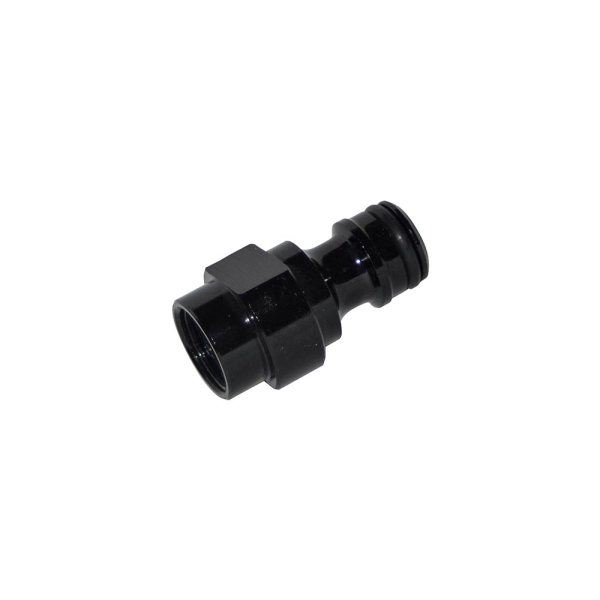 Item Aluminum male adapter with 3/8 F thread