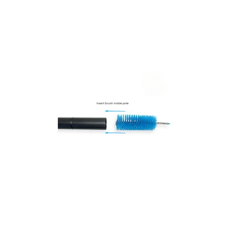 Cleaning brush for suction sections