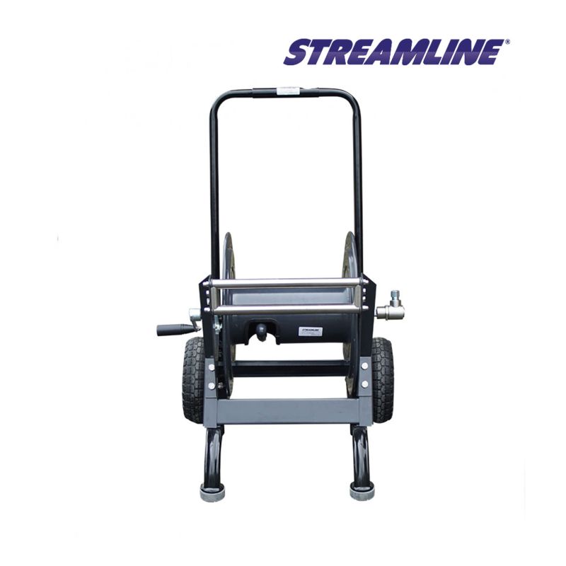 High pressure hose reel 100m 3/8 inlet
