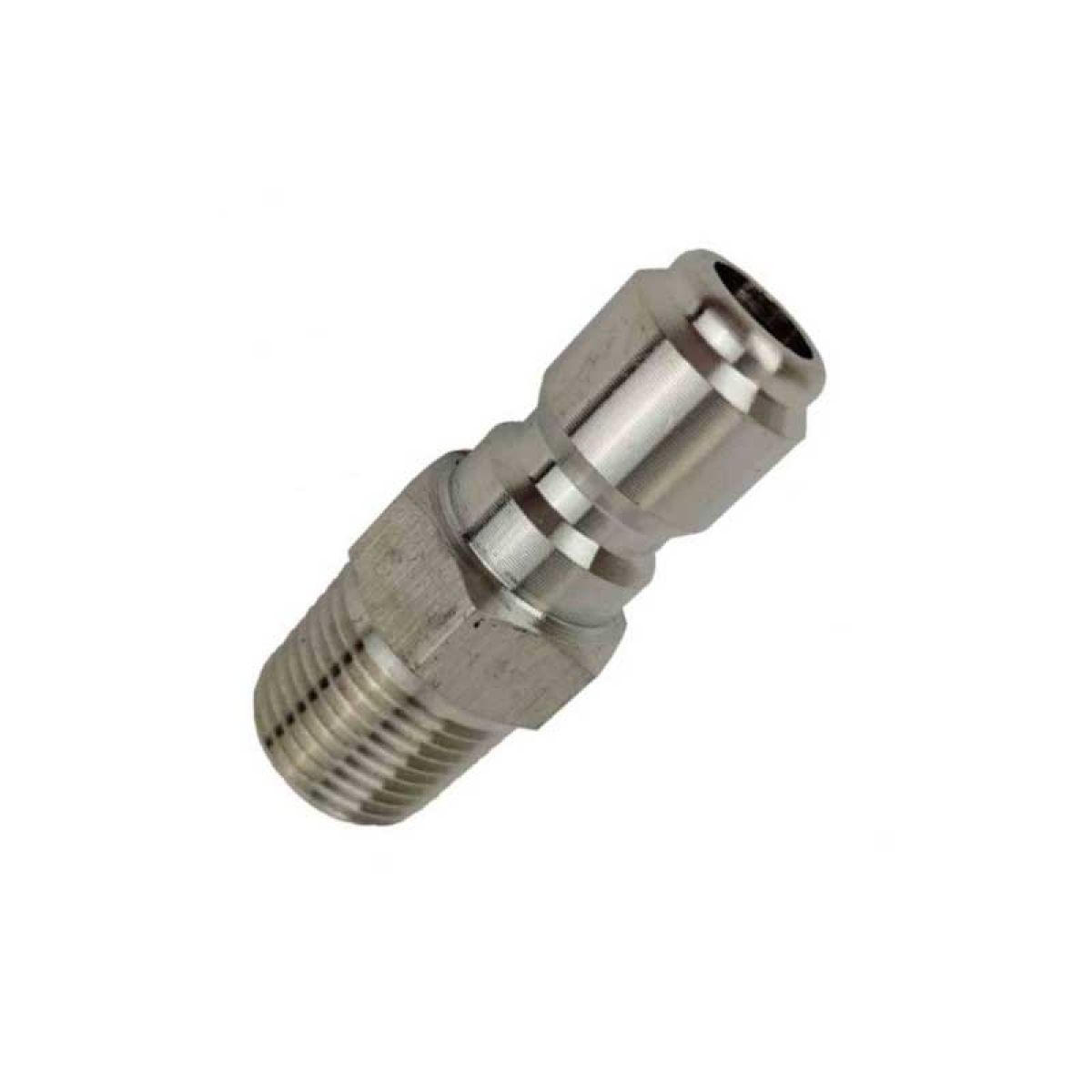 Item 1/4" high pressure male quick connector with 1/4" male thread