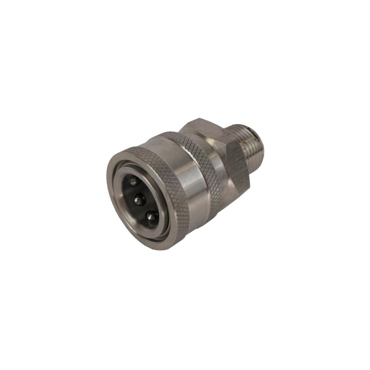 Item 3/8 Quick Connect – 3/8M Thread – Stainless Steel