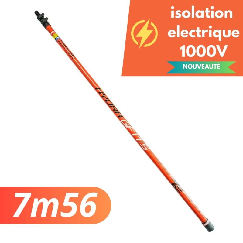 Hydra 7m56 fiberglass telescopic pole