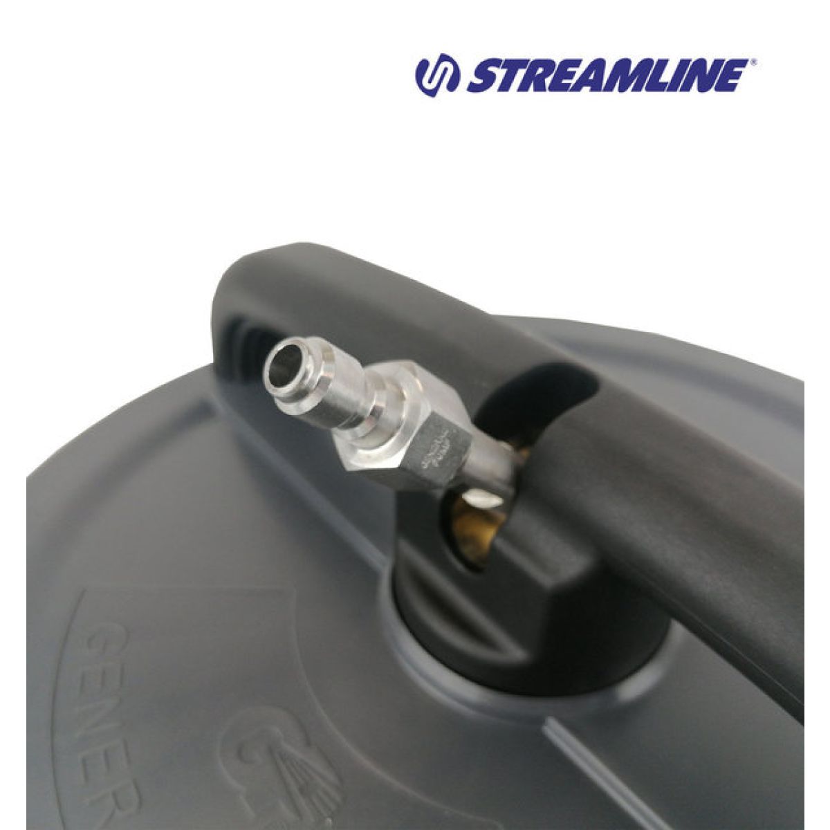 12 inch (300 mm) flat surface cleaner with 1/4 Quick Release male connection