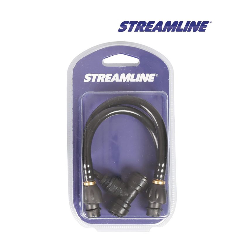 kit of 2 fan jet nozzles for brush