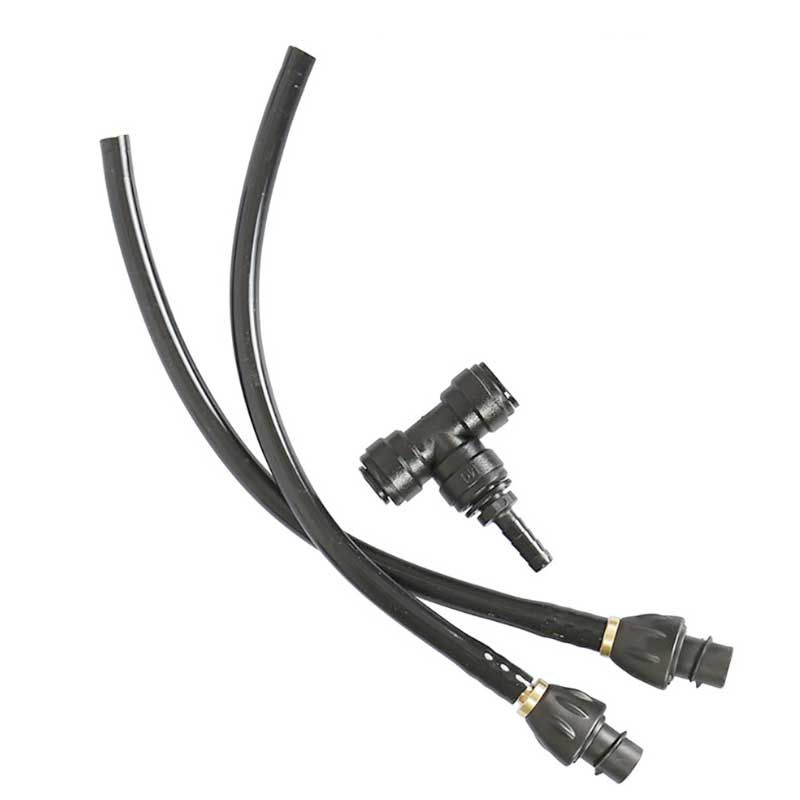 Item kit of 2 fan jet nozzles for brush