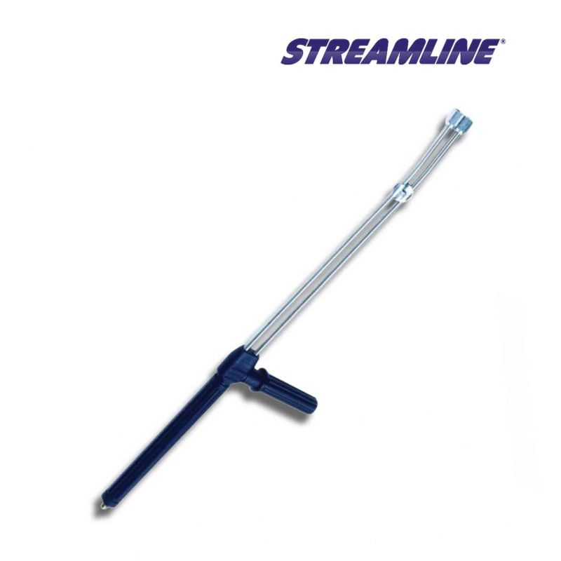 83 cm high pressure double lance with insulated handle