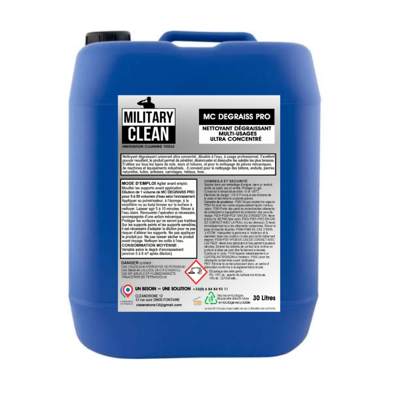 Item Military clean MC DEGREASE PRO