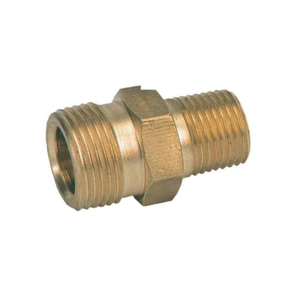 Item High pressure M22 threaded male connector fitting, with 1/4 inch male thread