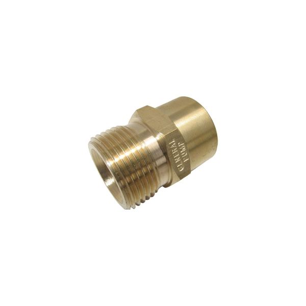 Item High pressure M22 threaded male connector fitting, with 3/8" female thread