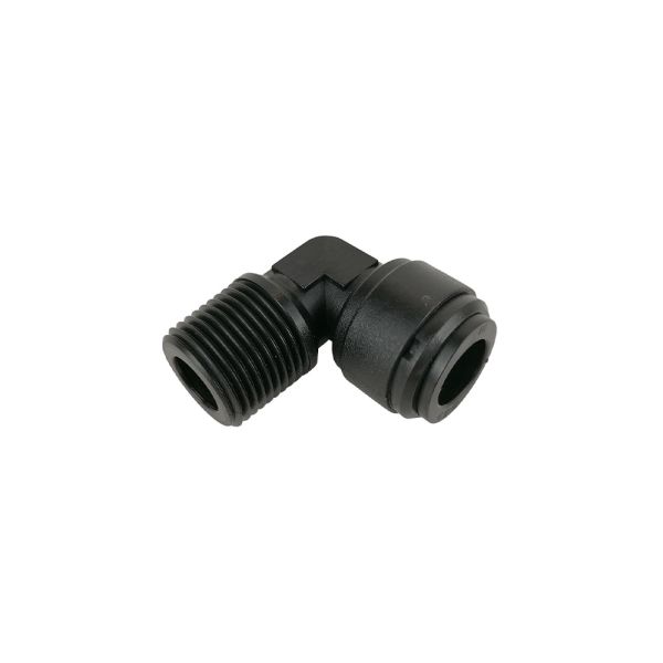 Item 10mm Snap Fit – 3/8 BSPT Male Elbow