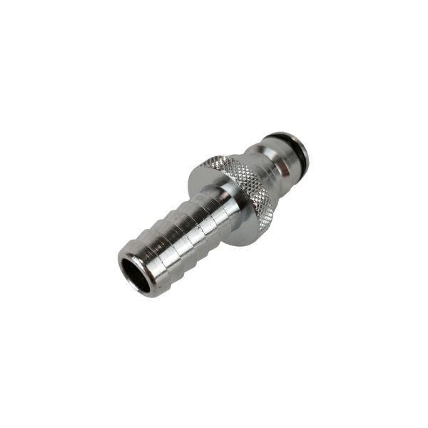 Item Stainless steel male adapter with 12mm hose end
