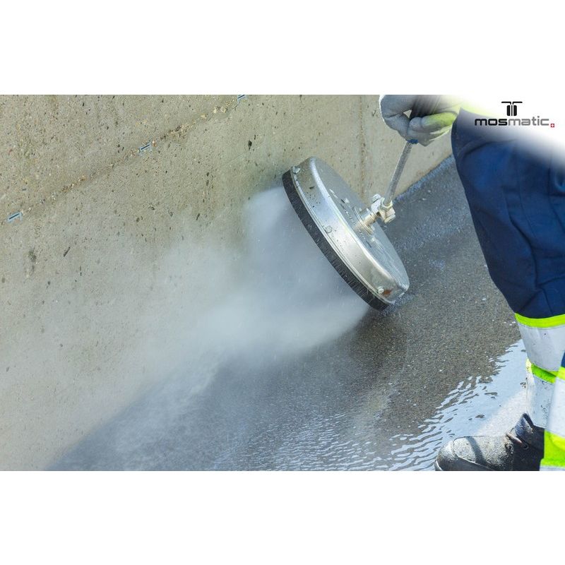 Mosmatic 300mm surface cleaner with brush skirt 2x nozzles