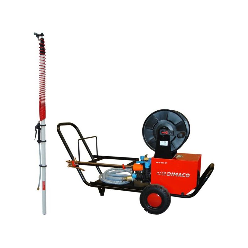 Item Single-phase electric sprayer 10 bar on trolley 19 L/min reel / Lance
