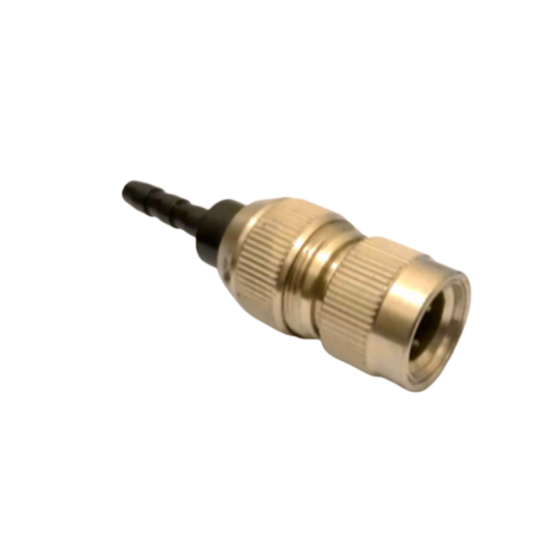 Item Female quick-connect fitting with adapter for RX tubing