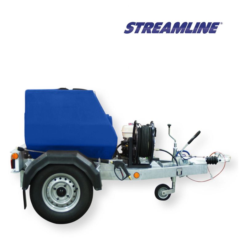 High pressure trailer 800L 16 l/min 276 bar