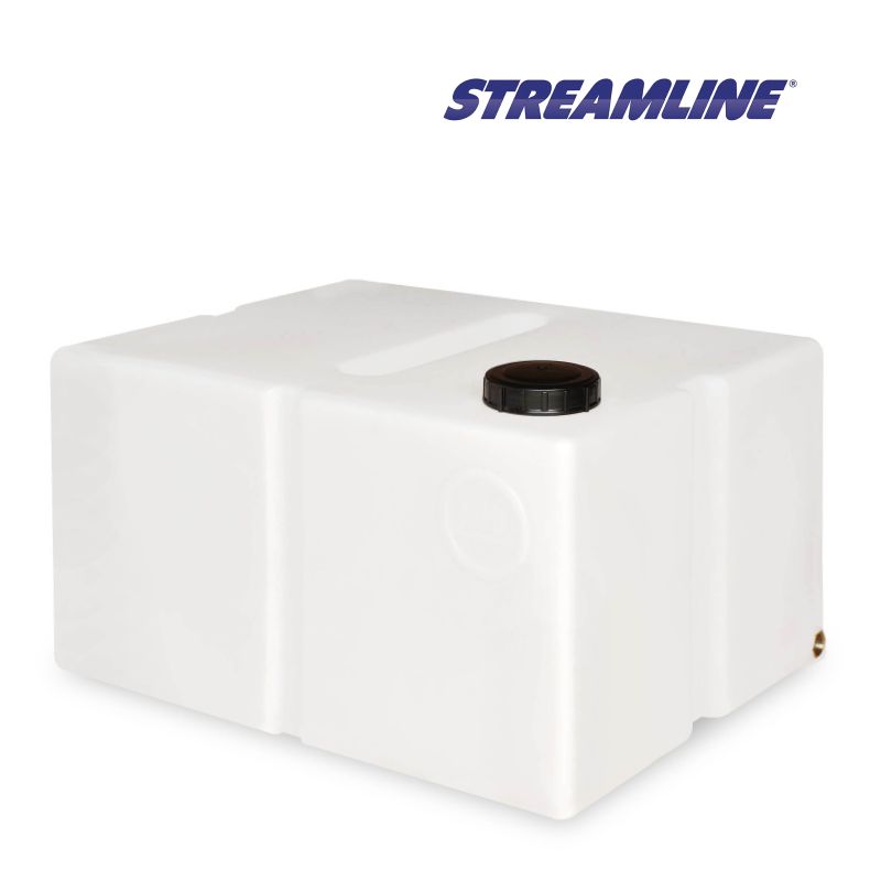 Item 350 litre bulkhead water tank