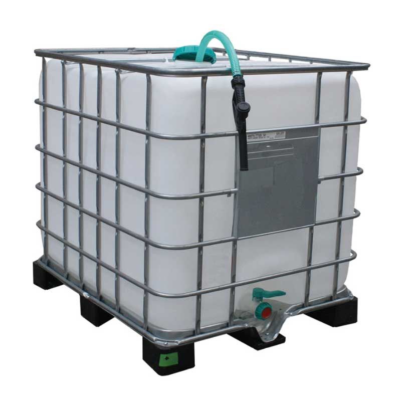 Item 1000L IBC tank with transfer pump