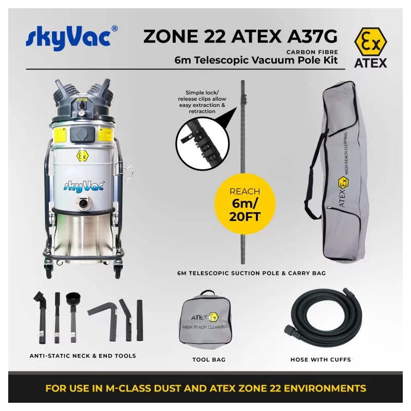 Item skyVac Atex A37G kit 6m Suction section with safety