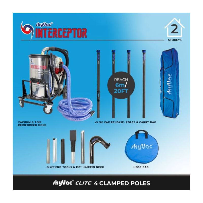 Item skyVac® Interceptor Key Start / Elite Clamp Sections
