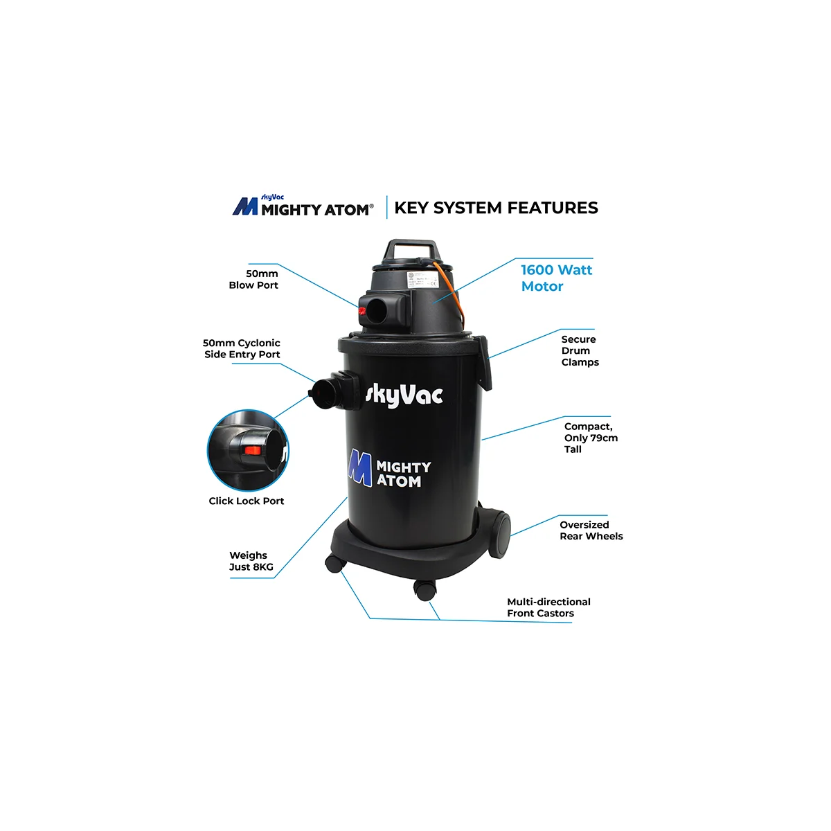 Skyvac® mighty Atom Vac only