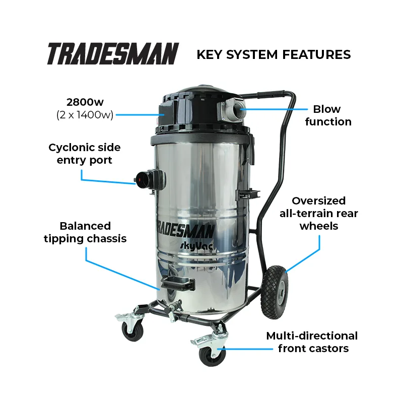skyVac® Tradesman / 50 mm premium clamp sections