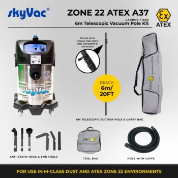 photo skyVac Atex A37 kit 9m Suction section with safety