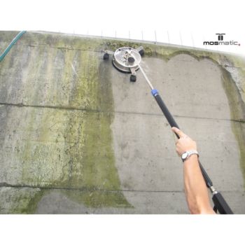 Mosmatic Surface Cleaner - 200mm with brush skirt and suction port 2x nozzles - 275 bar