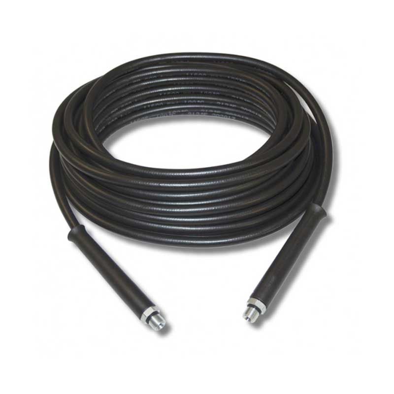Single Braid High Pressure Hose - 1/4 inch Male Thread to 1/4 inch Male Thread