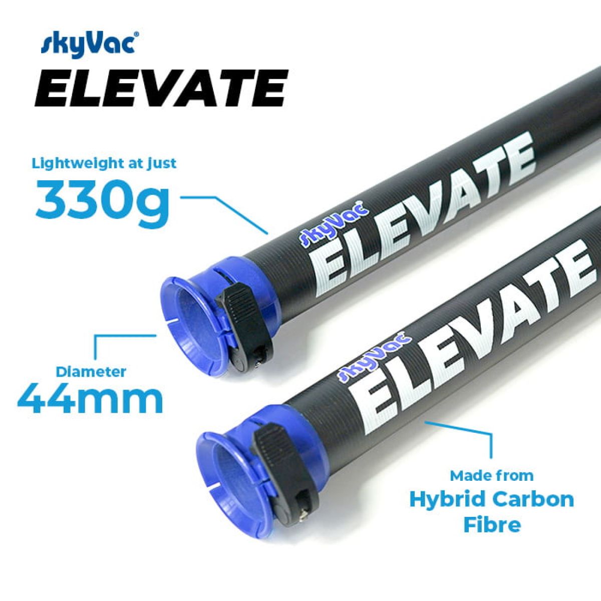skyVac Internal 27 kit 9m interlocking suction sections